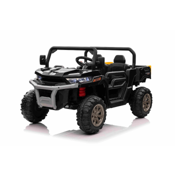 Auto Pick-Up Speed 900 dla dzieci Czarny + Napęd 4x4 + Ruchomy kiper + Bagażnik + Pilot + Łopatka + Audio LED